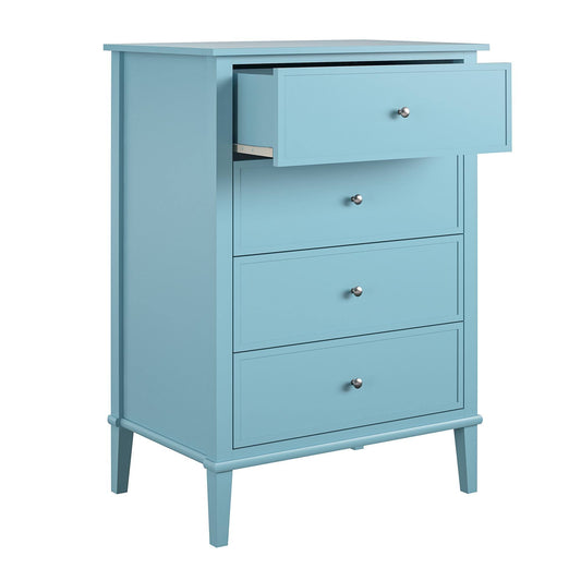 Home Franklin 4 Drawer Dresser, Blue