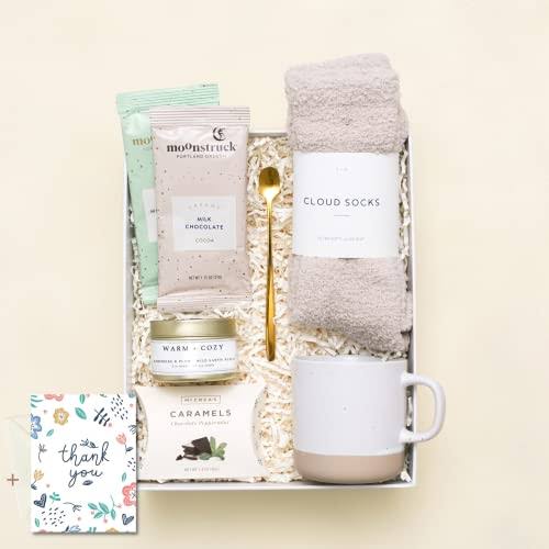 Hot Chocolate Sampler Gift Box | Mug Gift Set, Employee Appreciation, Unique Holiday Gift Ideas, Birthday Gift, Care Package For Women & Men