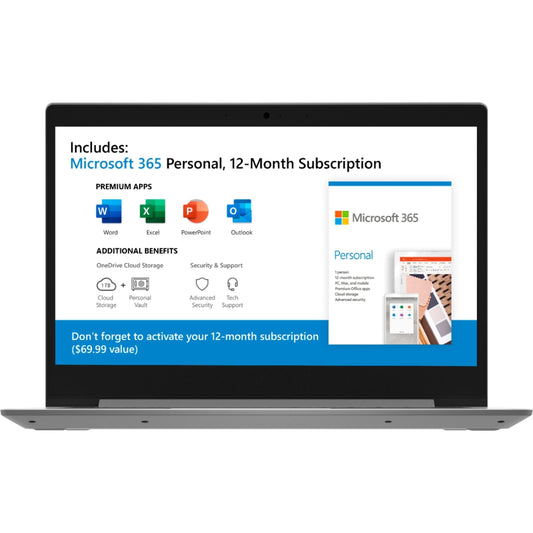 Ideapad 1 14" Laptop -Amd A6-Series - 64gb/4gb Memory - Platinum Gray