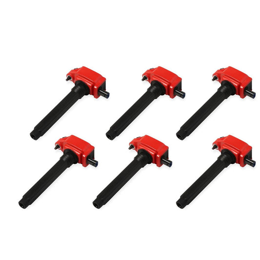 Ignition Blaster Ignition Coil, Black/Red - 6 Pack
