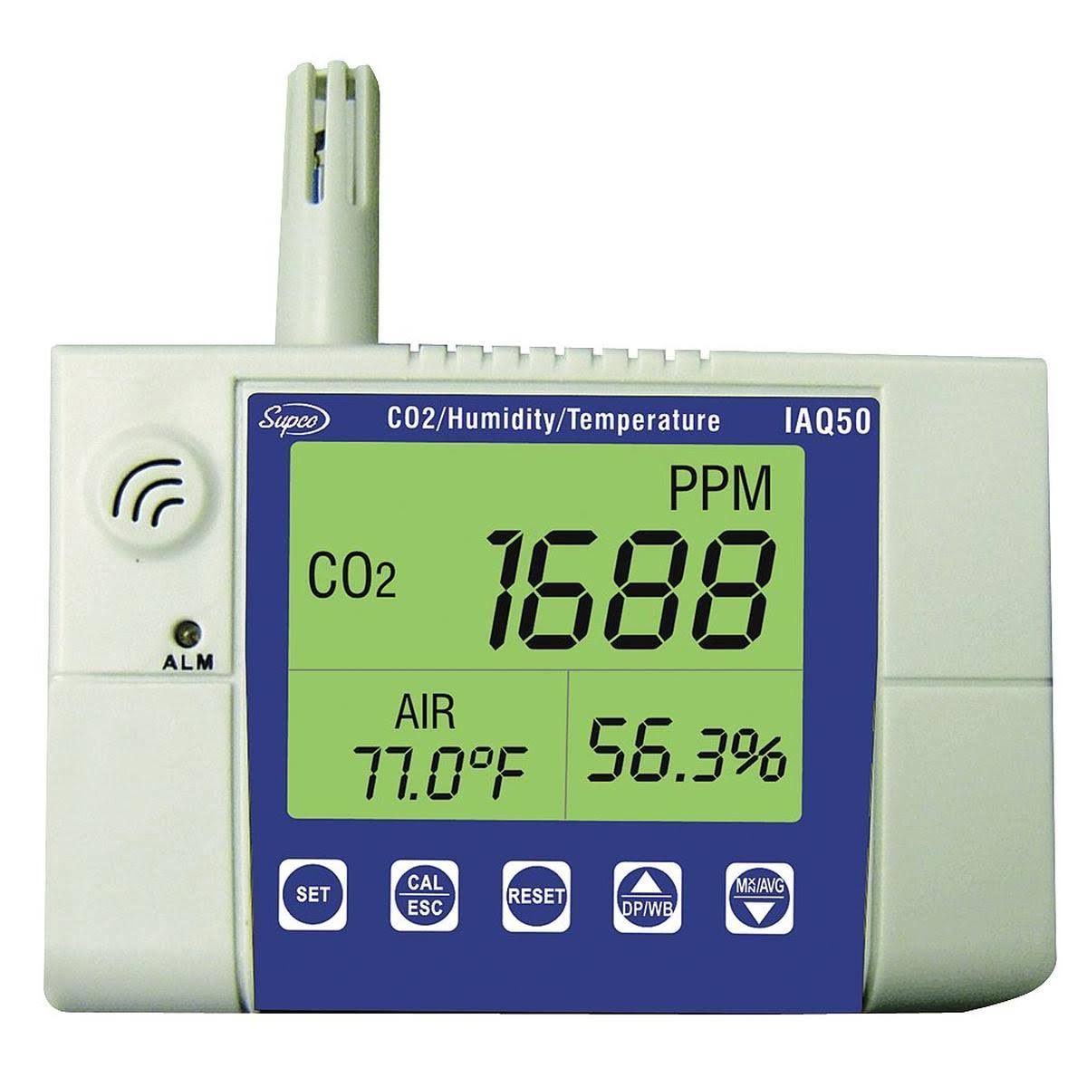 Iaq50 Indoor Air Quality Monitor, Wall Mounted