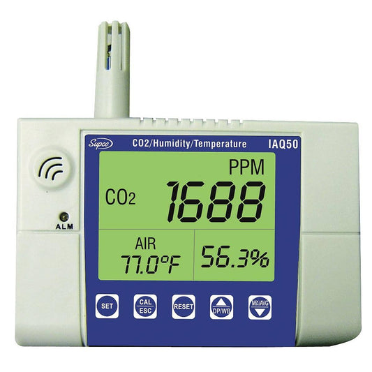 Iaq50 Indoor Air Quality Monitor, Wall Mounted