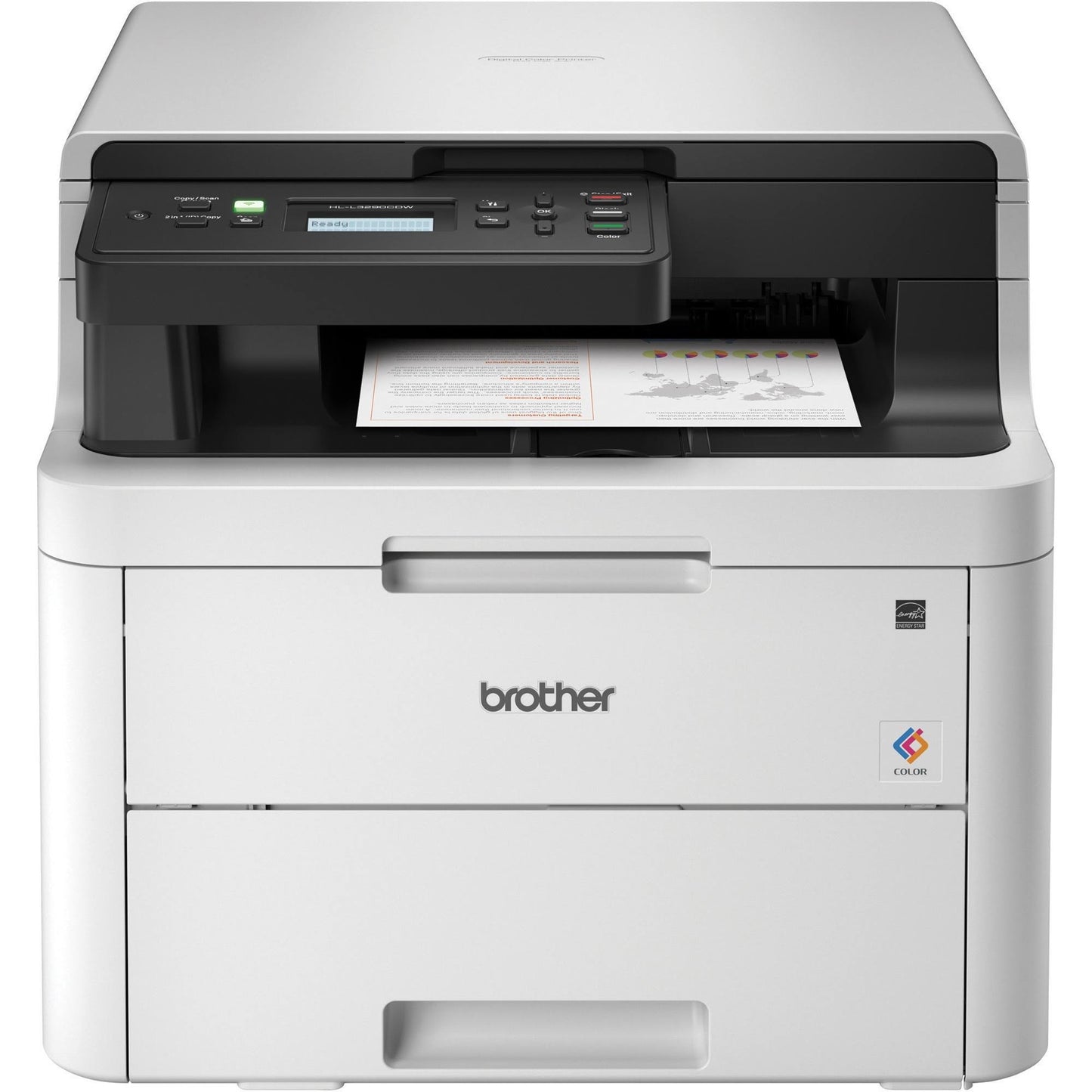 Hl-L3290cdw Compact Digital Color Printer Providing Laser Printer Quality Results