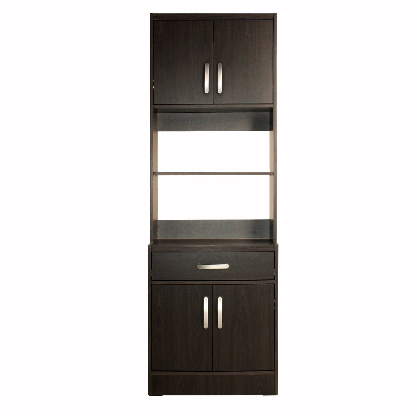 Home Products Shelby Tall Wooden Kitchen Pantry In Tobacco