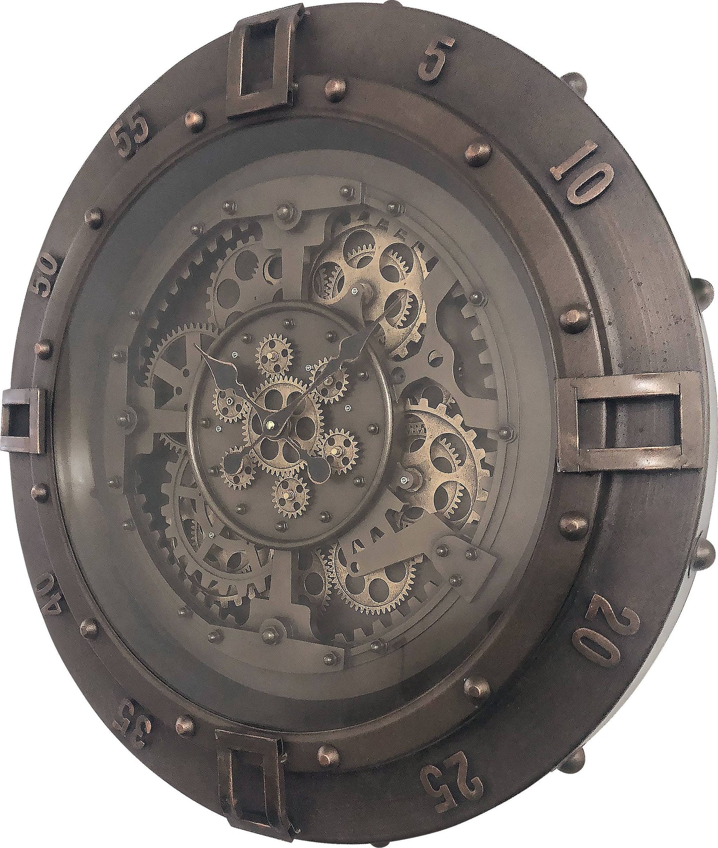 Home Decor Urban Loft Gears Wall Clock