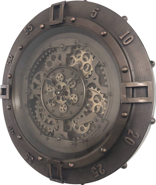 Home Decor Urban Loft Gears Wall Clock