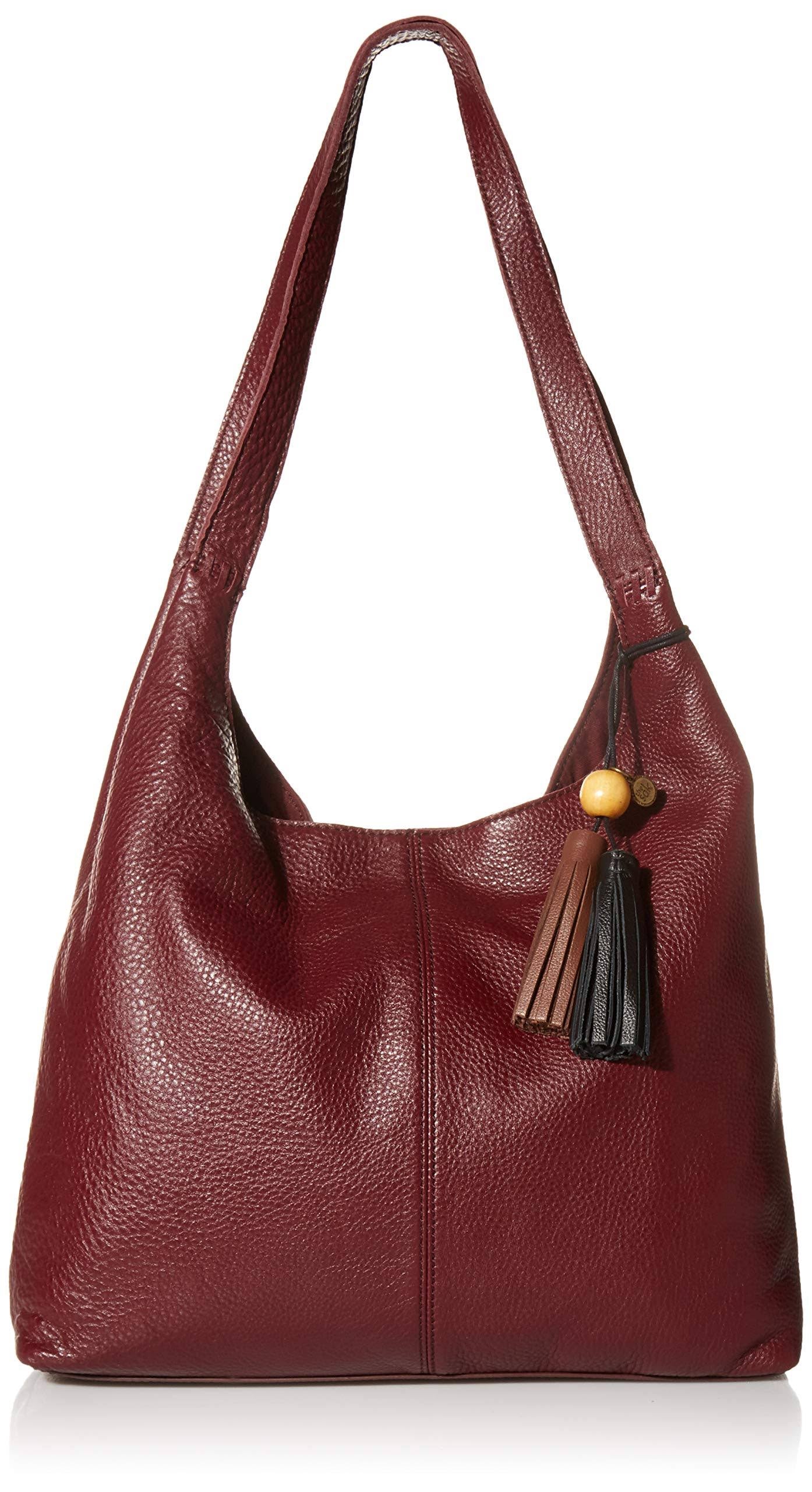 Huntley Hobo Bag | Leather - Mushroom Suede
