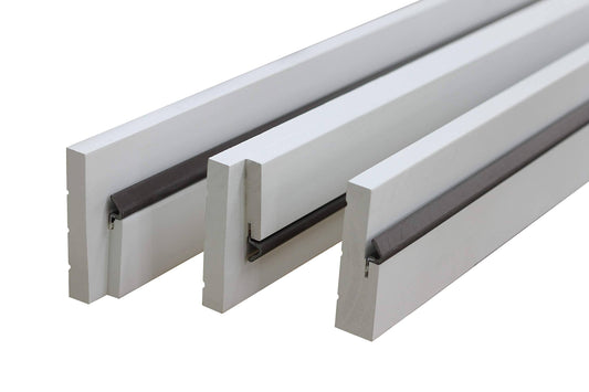 Home Diy Exterior White Door Jamb Frame Kit, Pine Wood, Primed, Bundled, Finger Jointed, 1.25" X 4.5" X 82.5"