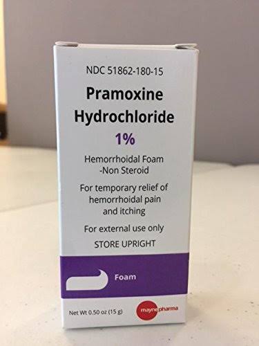 Hydrochloride 1% Hemorrhoidal Foam, 0.5 Oz