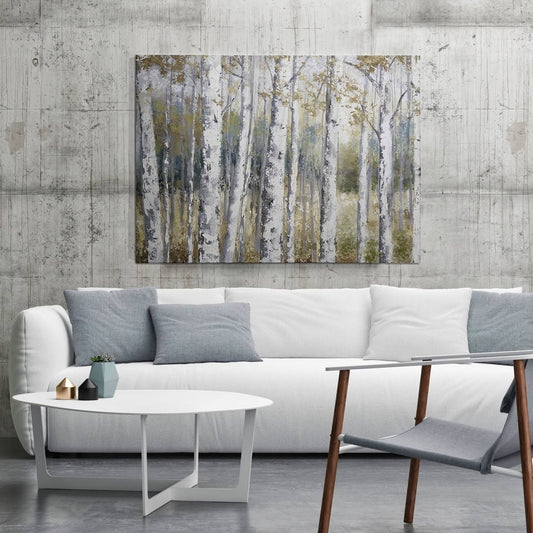 Home Hidden Birch' Canvas Wall Art (Set Of 3) - Large