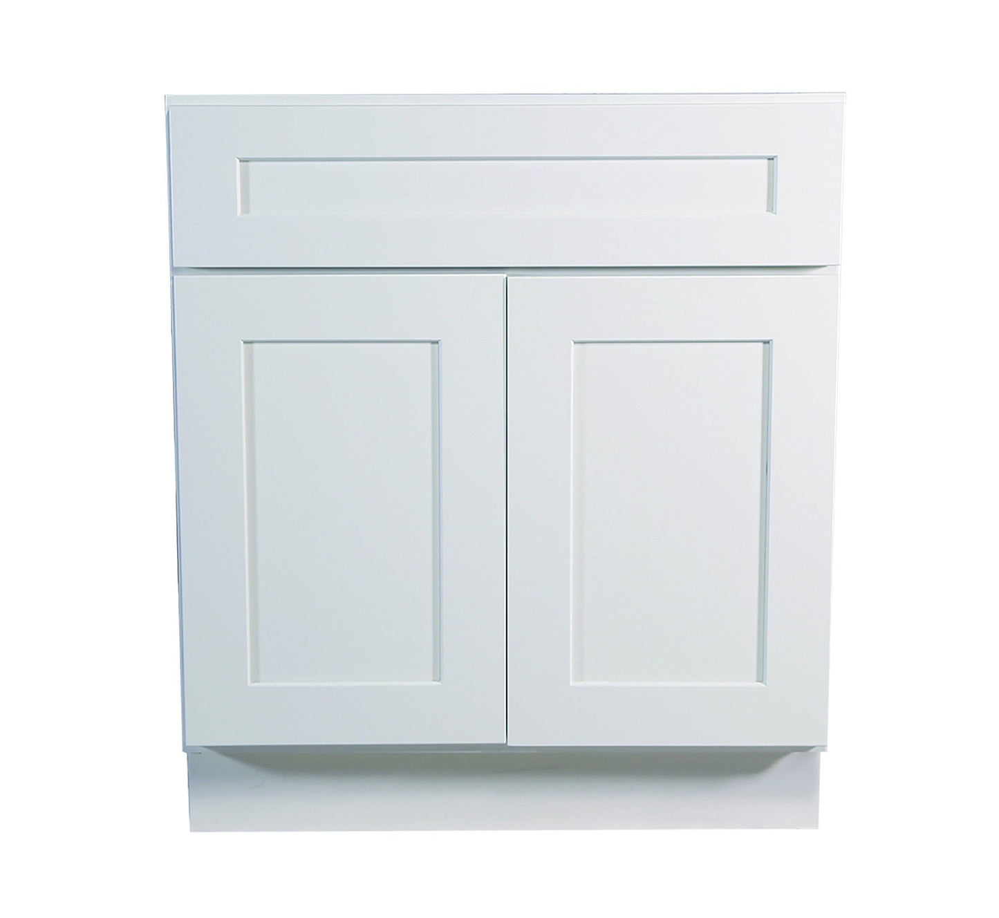 House 561373 Brookings 27-Inch Base Cabinet, White Shaker