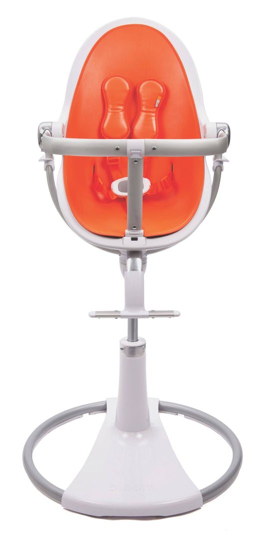 Highchair White - Original Colors Harvest Orange By