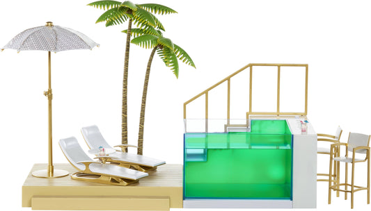 High Color Change Pool & Beach Club Playset, Multicolor
