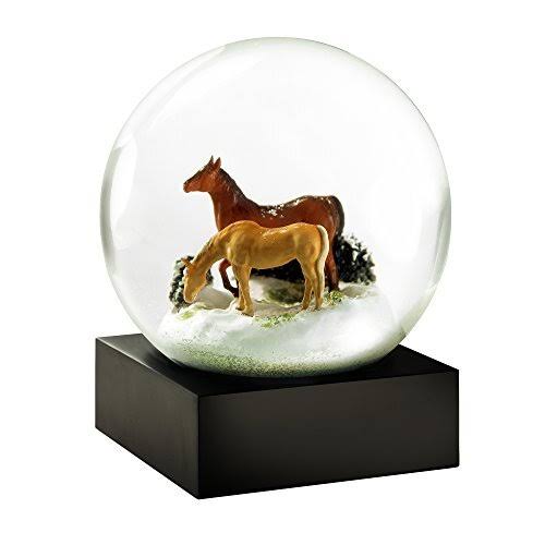 Horses Snow Globe