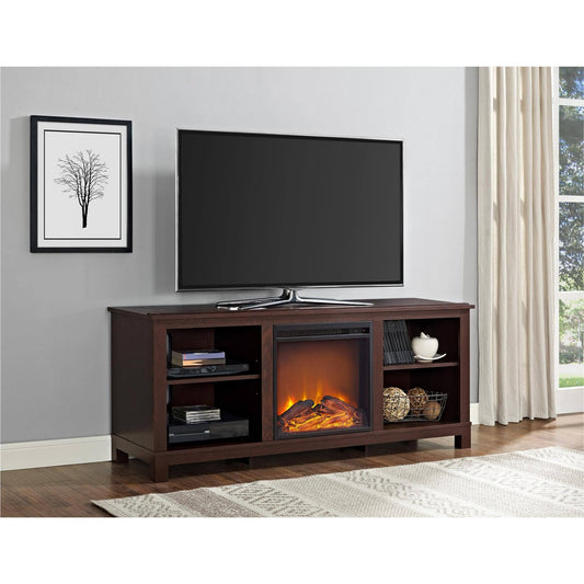 Home Edgewood Tv Console With Fireplace For Tvs Up To 60" Espresso