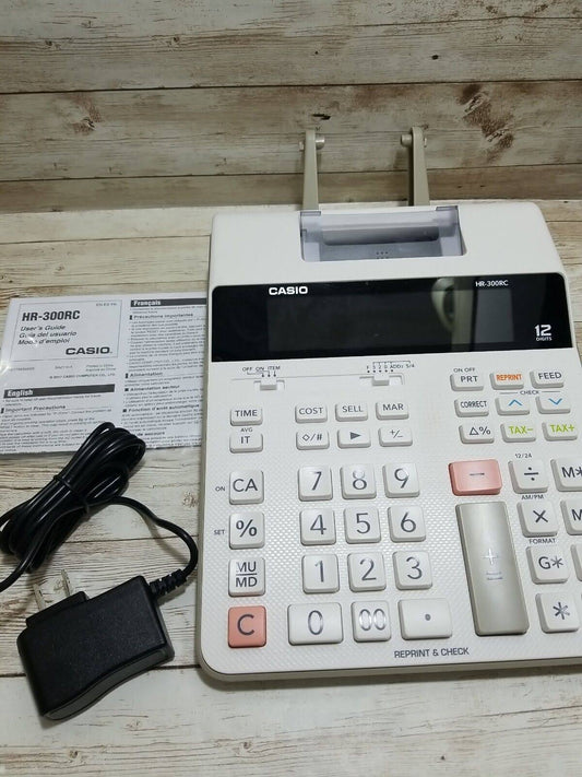 Hr 300rc Printing Calculator