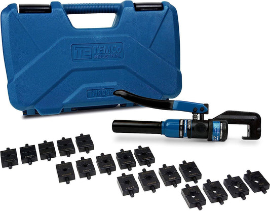 Hydraulic Cable Lug Crimper Th0006-5 Us Ton 12 Awg To 00 (2/0) Electrical Terminal Cable Wire Tool Kit 5 Year Warranty