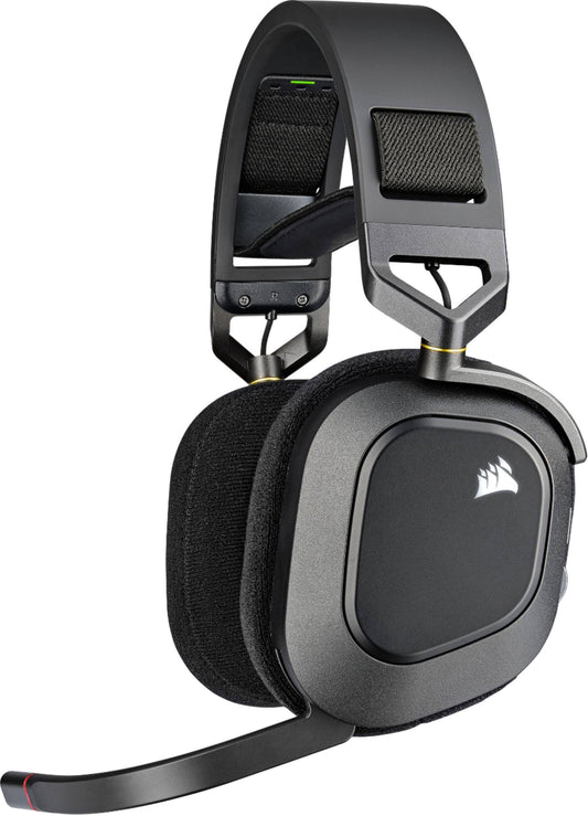 Hs80 Rgb Wireless Premium Gaming Headset With Spatial Audio (Carbon)