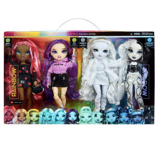 High Shadow High Daria Roselyn, Emi Vanda, Natasha Zima & Heather Grayson Doll 6-Pack