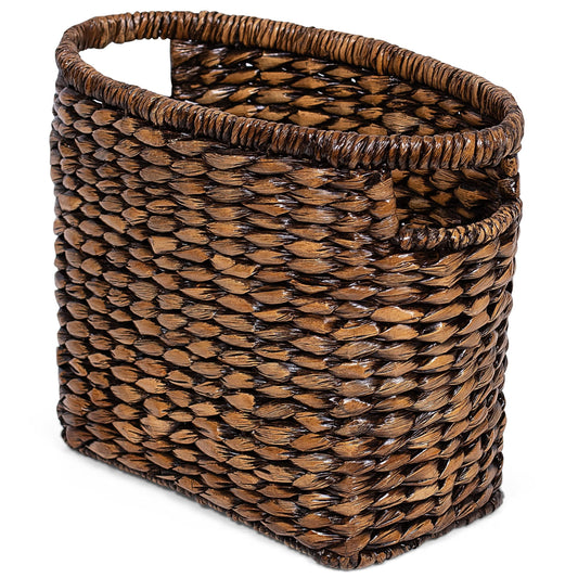 Home Woven Seagrass Magazine Basket - Brown Wash