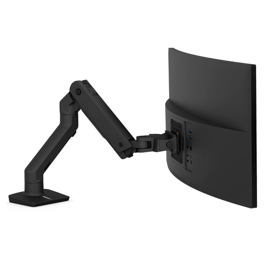 Hx Desk Mount Monitor Arm, Matte Black