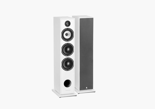 Hifi Floor Standing Speaker - Borea Br08, White, Single