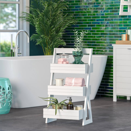 Home 3 Shelf Storage Caddy, White