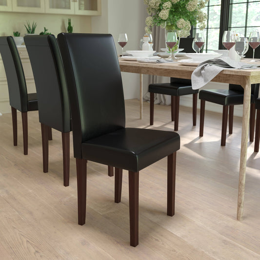 Home 2 Pk Greenwich Series Parsons Chair, Black