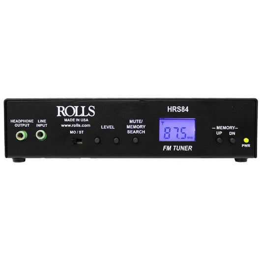 Hrs84 Digital Fm Tuner With Xlr Outputs