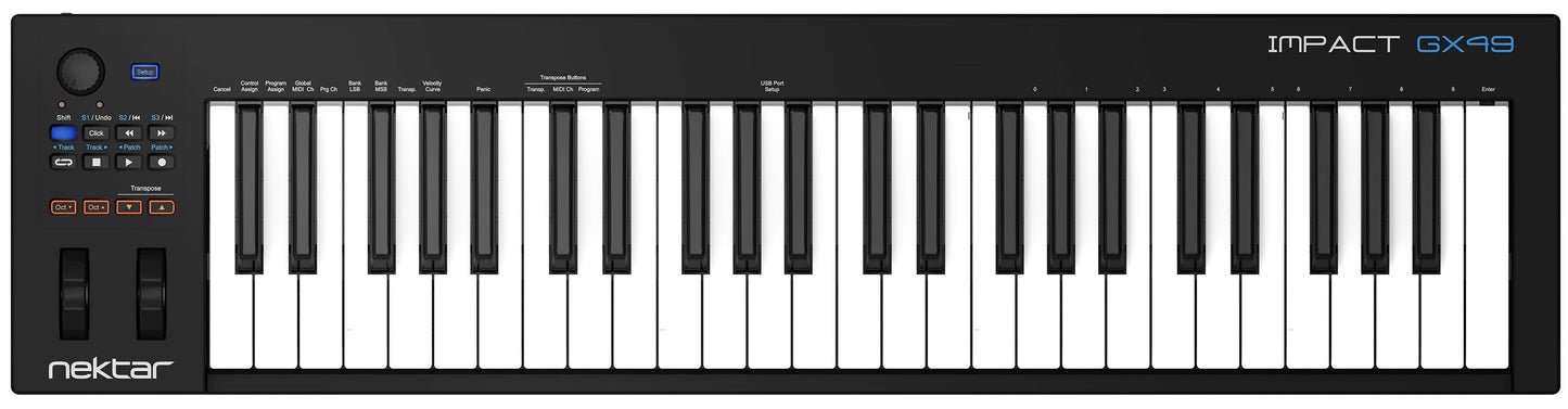 Impact Gx61 Midi Controller Keyboard - Black