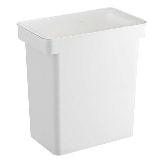 Home 6.6 Gallon Rolling Airtight Pet Food Storage Container - White
