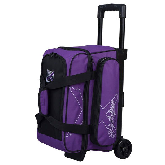 Hybrid X Double Roller Purple Bowling Bag