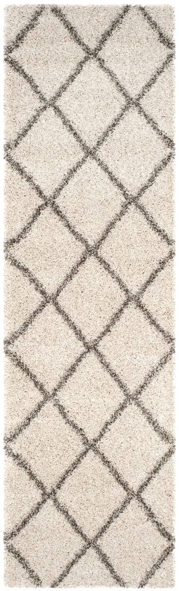 Hudson Shag Sgh281a Ivory/Grey 3' X 5' Area Rug