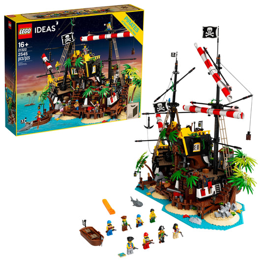 Ideas Pirates Of Barracuda Bay 21322 Building Kit, Cool Pirate Shipwreck Model (2,545 Pieces)