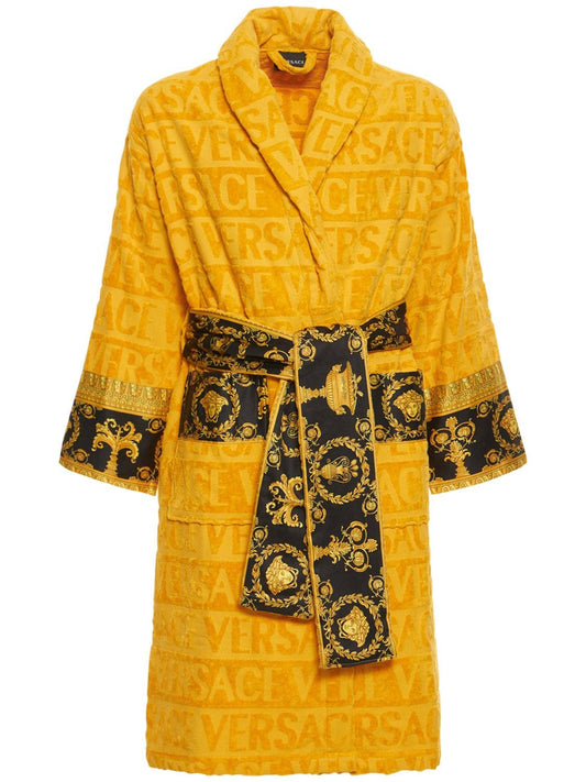 I Baroque Bathrobe, Unisex, Red, 3xl