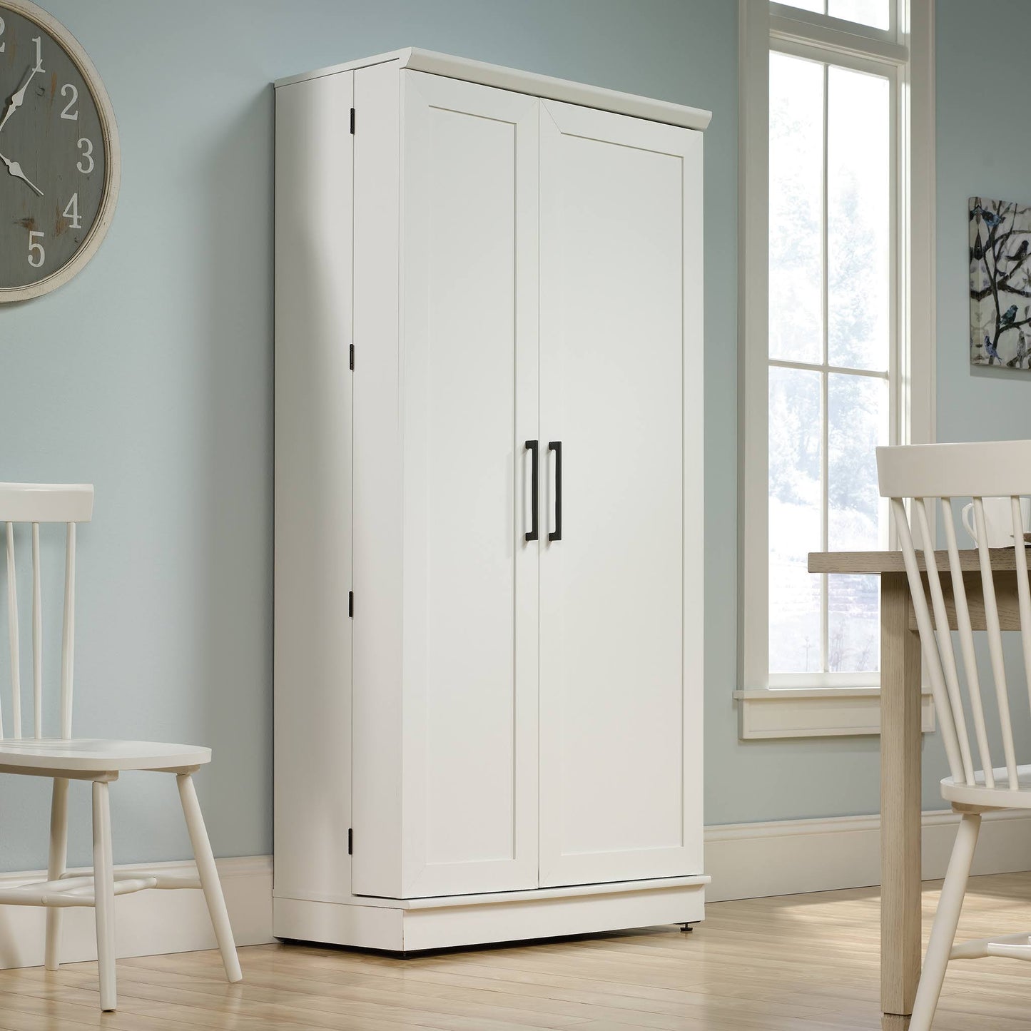 Homeplus Soft White Storage Cabinet