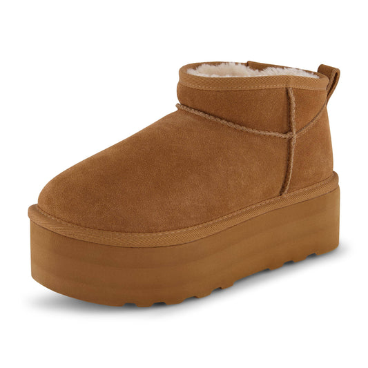 Hip Mini Boots For Women | Chestnut