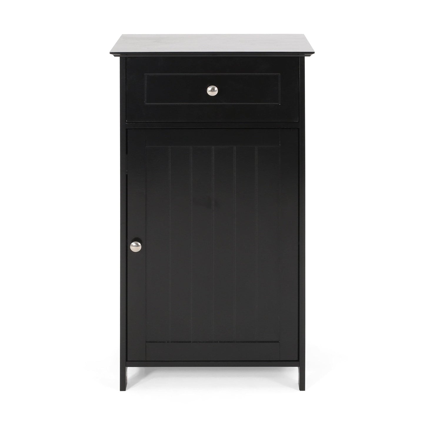 House Hoover Modern Bathroom Storage Cabinet In Black