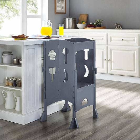 Home Kids I'm A Big Helper, Counter Stool For Kids Finish Espresso