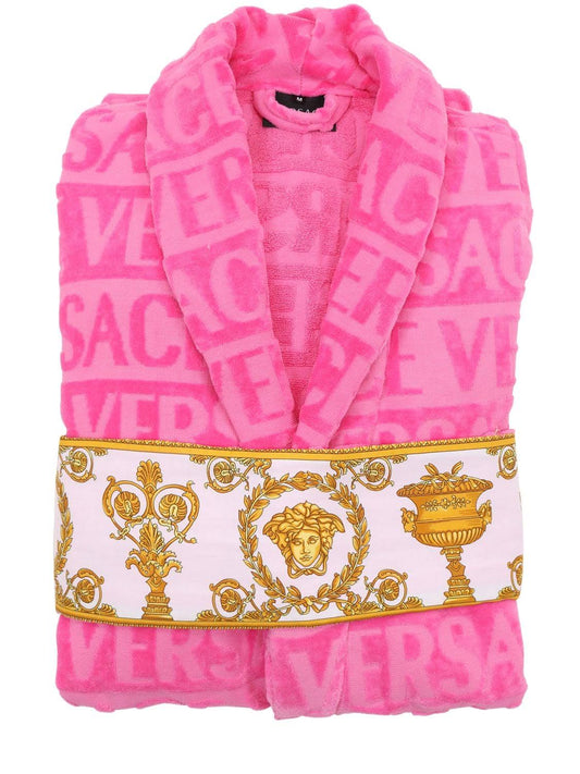 I Baroque Bathrobe, Unisex, Pink, M
