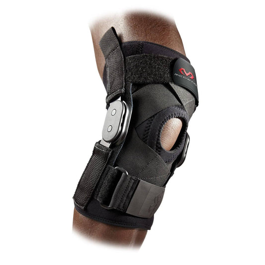 Hinged Knee Brace With Cross Straps