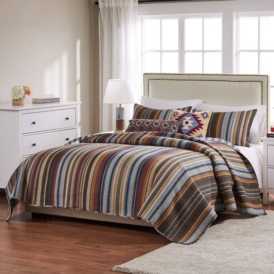 Home 3 Piece Durango Quilt Set, Full/Queen