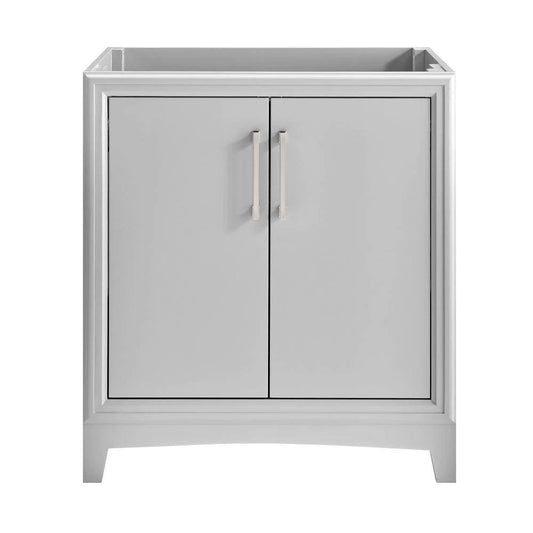 Hillcroft 30 In. W X 21.5 In. D X 34 In. Bath Vanity Cabinet Without Top In Light Gray