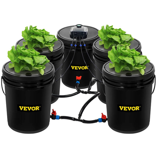 Hydroponics Deep Water Culture Dwc Hydroponic System 5 Gal 5 Buckets Ssspxtyx5110vujgvv1