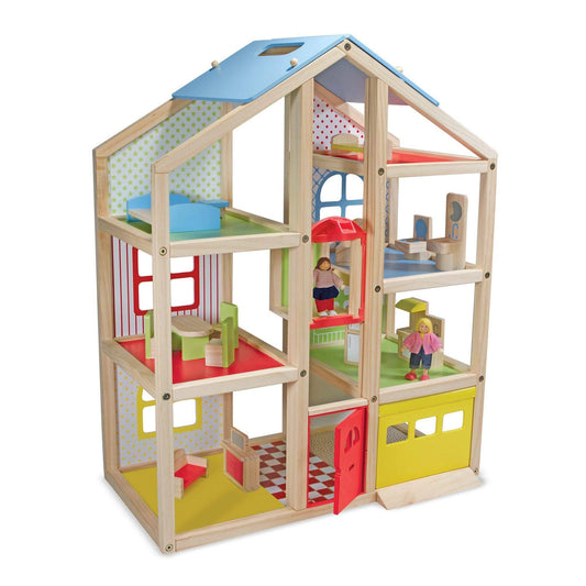 Hi-Rise Dollhouse And Furniture Set