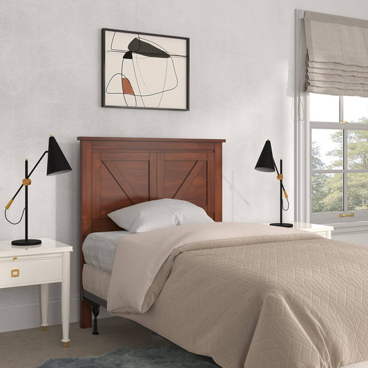 Home Wood Panel Headboard | Twin | Farmhouse Style | White