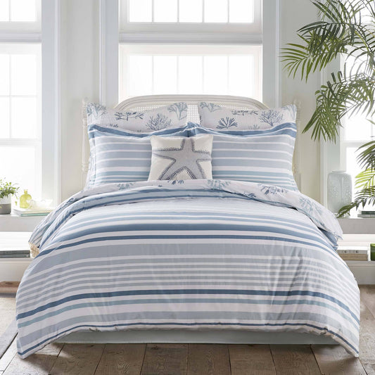 Home Truro Euro Sham, Blue