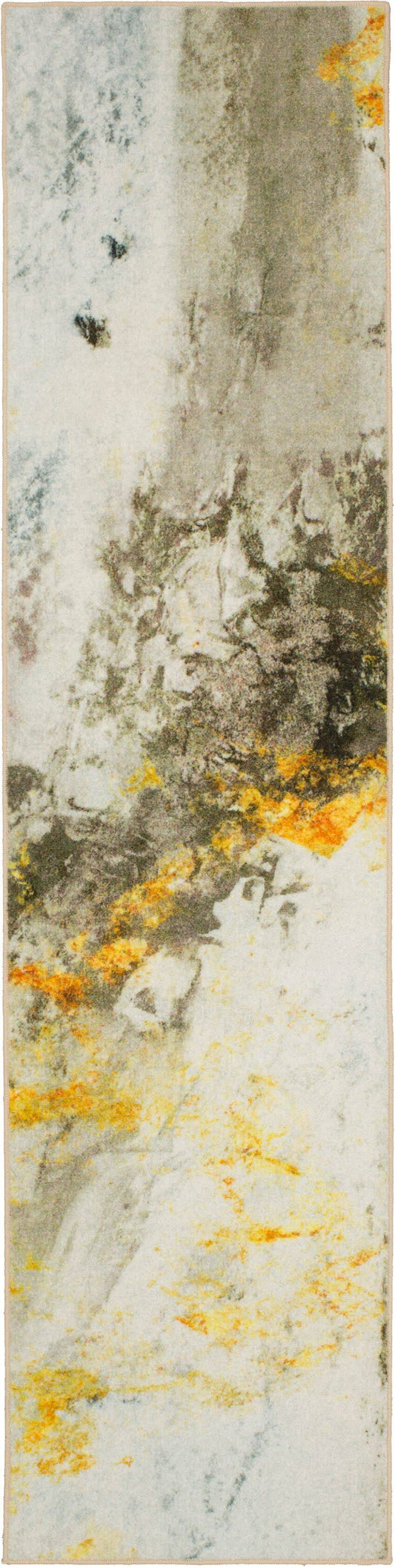 Home Gold Vein Grey Area Rug 2'X3'