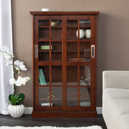Home Co Sliding Door Media Cabinet