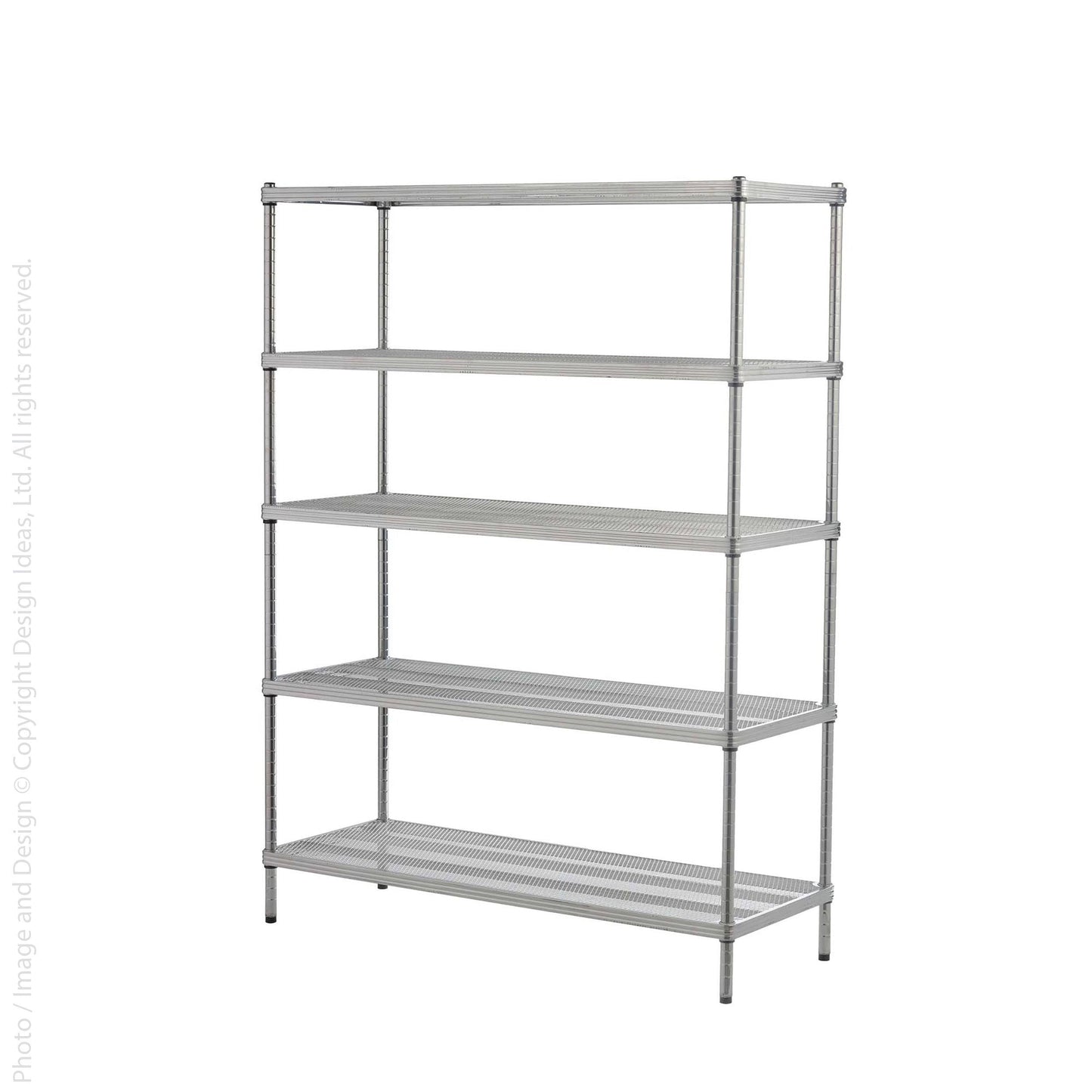Ideas Meshworks 5 Tier Shelving Unit - Black